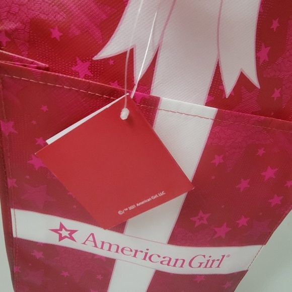 American Girl NWT Reusable Gift Bag with pocket. - Picture 5 of 7